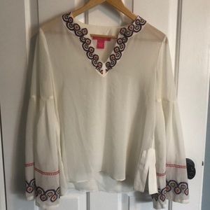 Catherine Malandrino Sheer elegant top